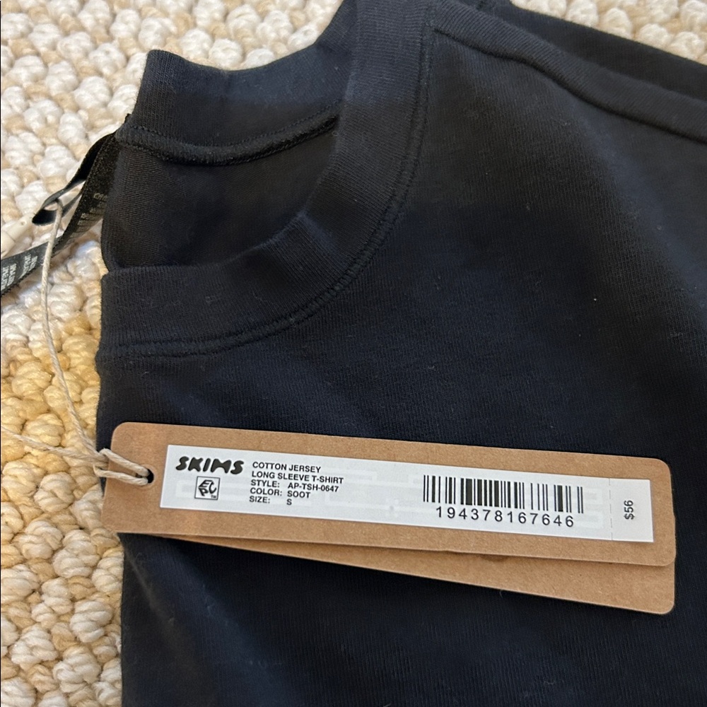 Skim Bundle Cotton Jersey Long Sleeve & Thread Bare Top New Small - Picture 2 of 5